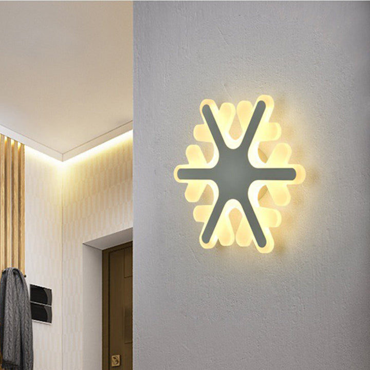 Lisslune | Smile/Square/Cloud LED Wall Lighting Simplicity Acrylic Living Room Wall Lamp Fixture in White