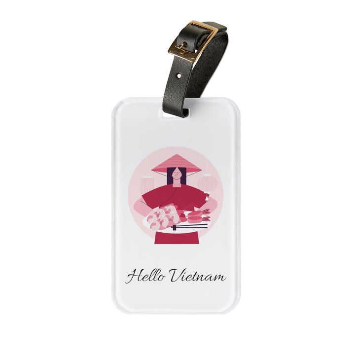 Lisslune | Personalized Elegant Acrylic Luggage Tag Collection: Travel with Flair