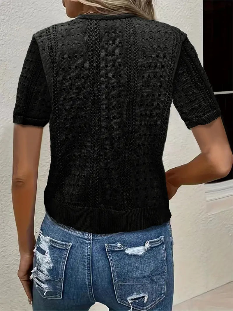 Lisslune | Versatile Comfort, Elegant Cardigan with V-Neck for Women