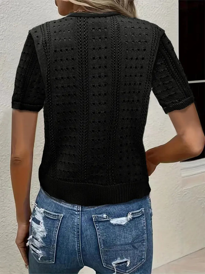 Lisslune | Versatile Comfort, Elegant Cardigan with V-Neck for Women