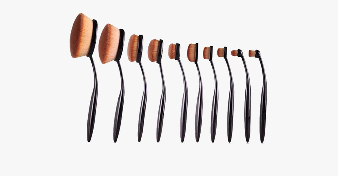Lisslune | Oval Brush Ten Piece Set