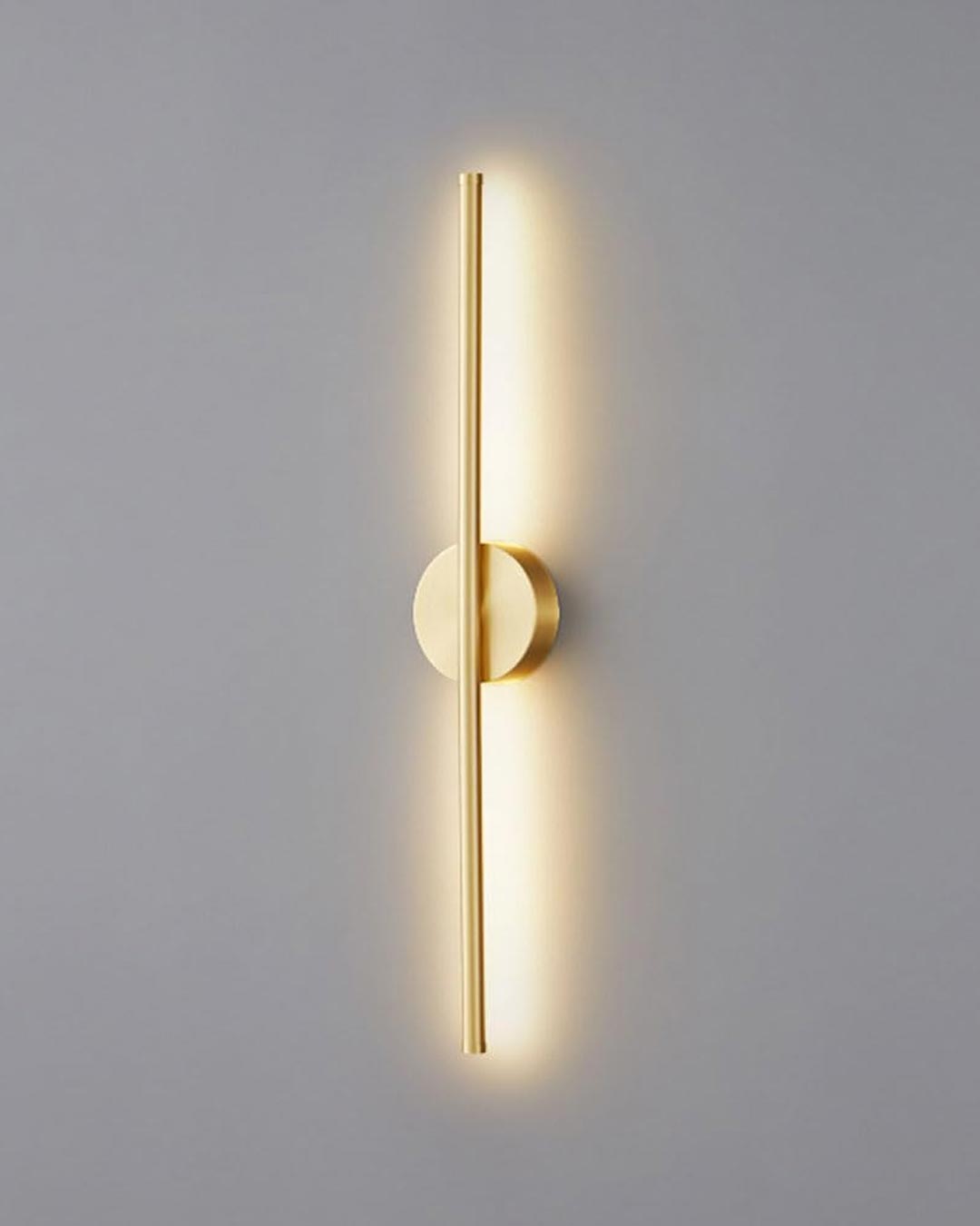 Lisslune | Modern Linear LED Wall Lamp - Gold