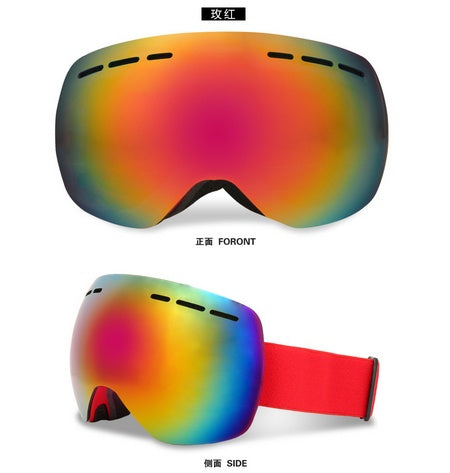 Lisslune | Ski Goggles, Winter Snow Sports Snowboard Goggles with Anti-Fog UV Protection for Men Women Youth Snowmobile Skiing Skating Mask
