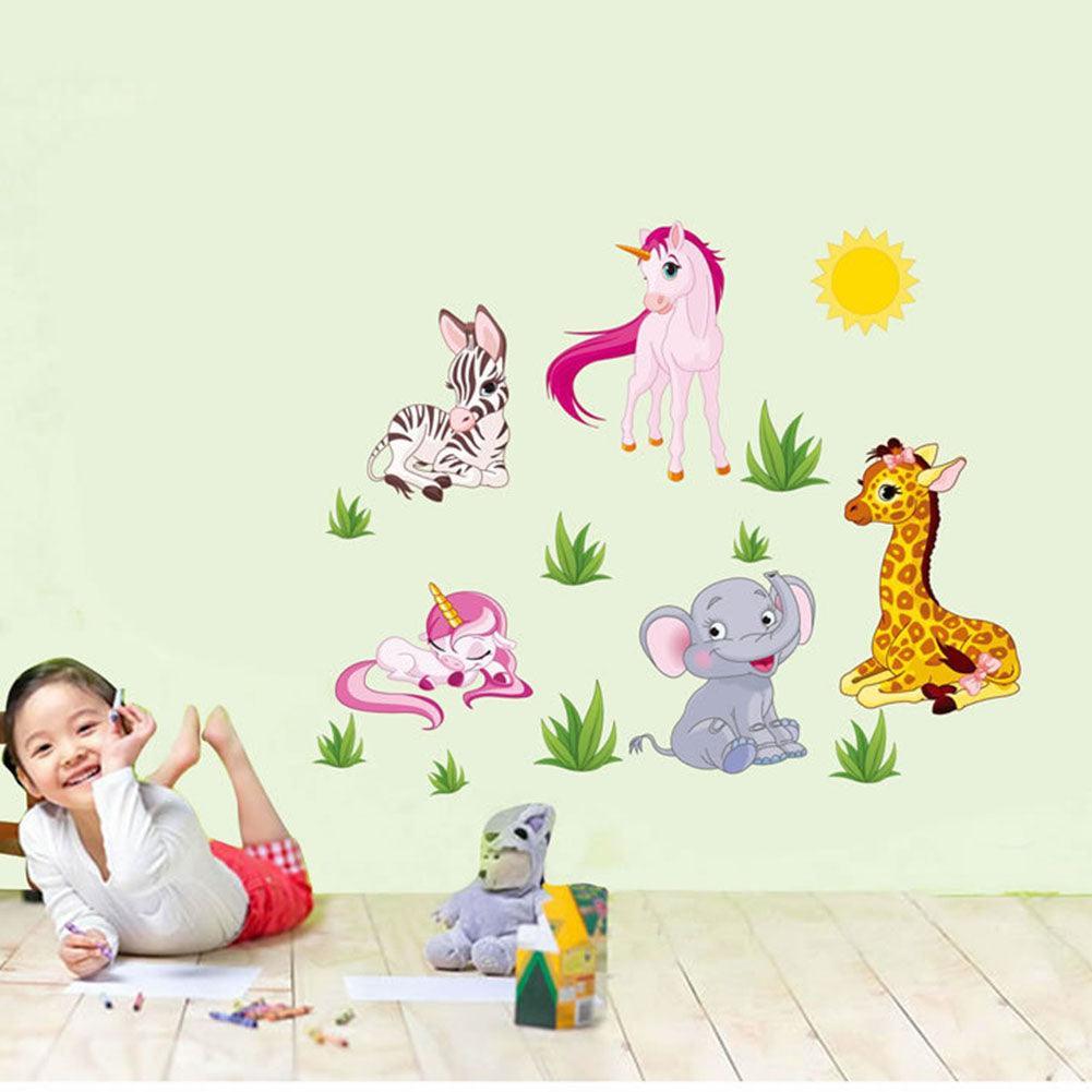 Lisslune | Charming Jungle Animal Wall Stickers for the Kids' Room Makeover