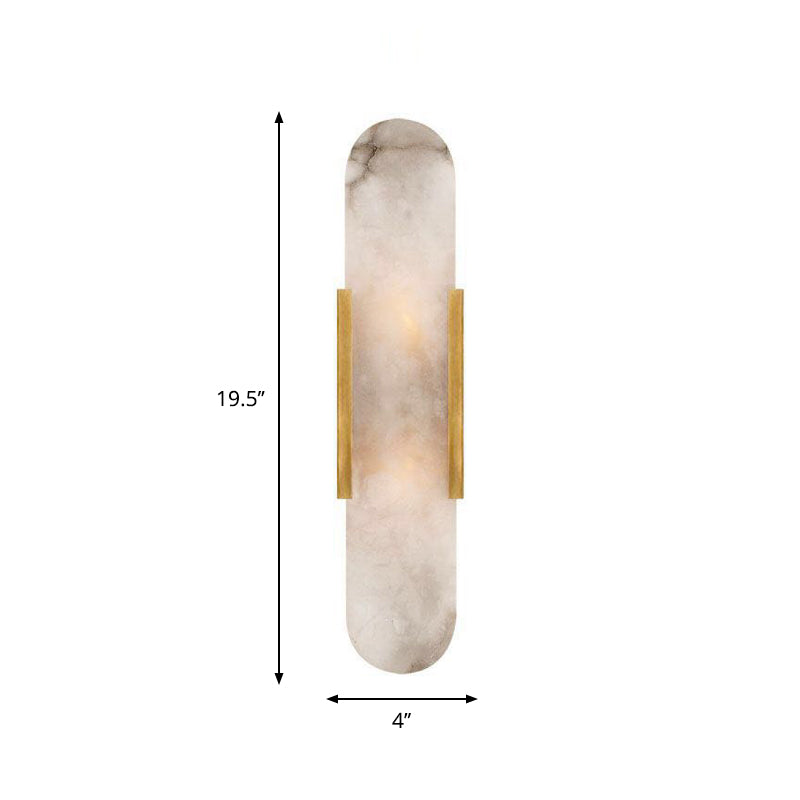 Lisslune | Postmodern Orbit/Ellipse/Circle Wall Lamp Metal 1 Light Living Room Wall Lighting in Gold