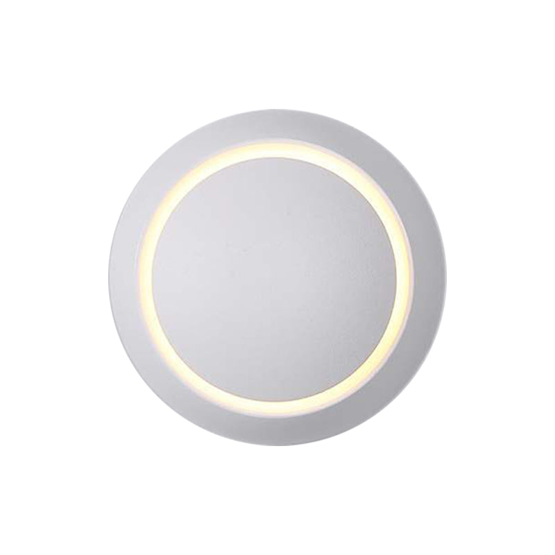Lisslune | Movable Moon Wall Lamp Nordic Metal Black/White/Pink LED Ceiling Light in White/Yellow Light