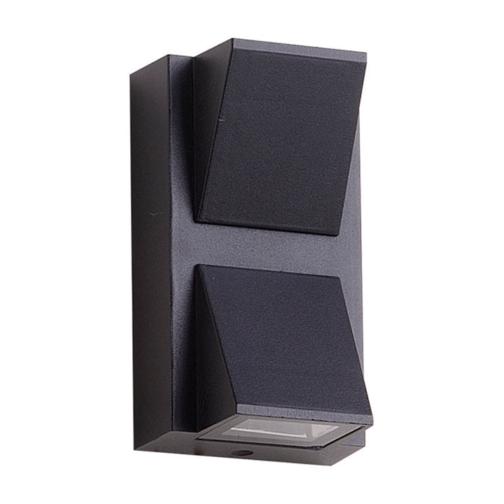 Lisslune | Triangle Aluminum Wall Lamp Flat Black Small/Medium Wall Mount Lamp for Hallway