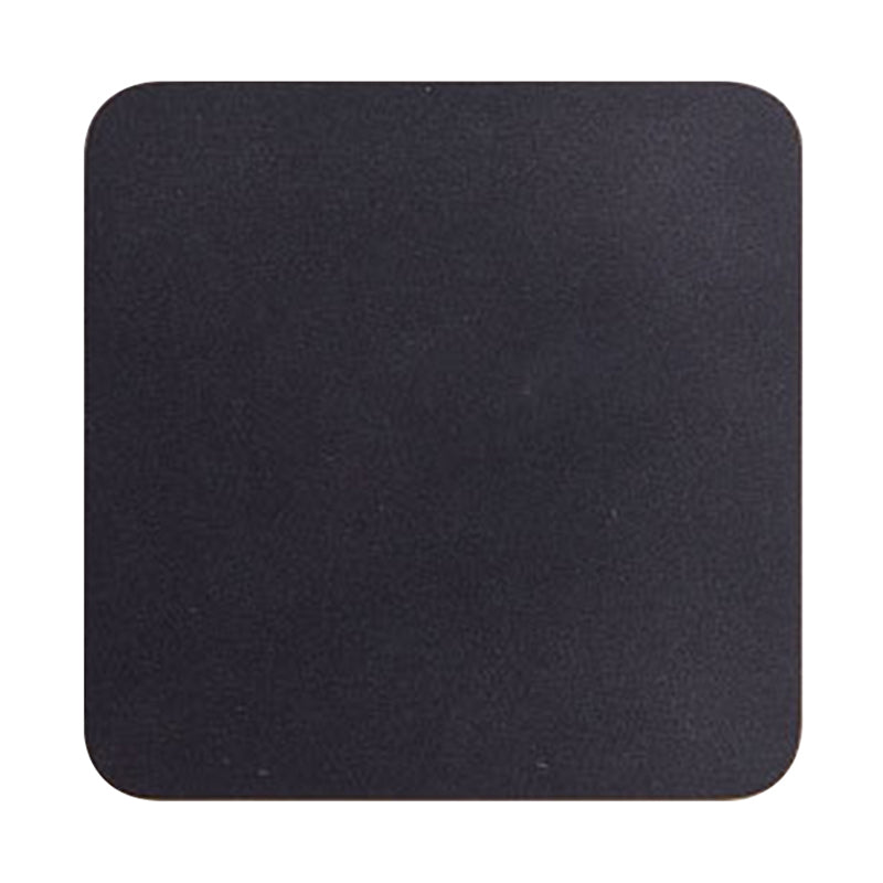 Skørter | Round/Square Surface Mount Wall Lamp Minimalist Aluminum Hall LED Wall Light in Black