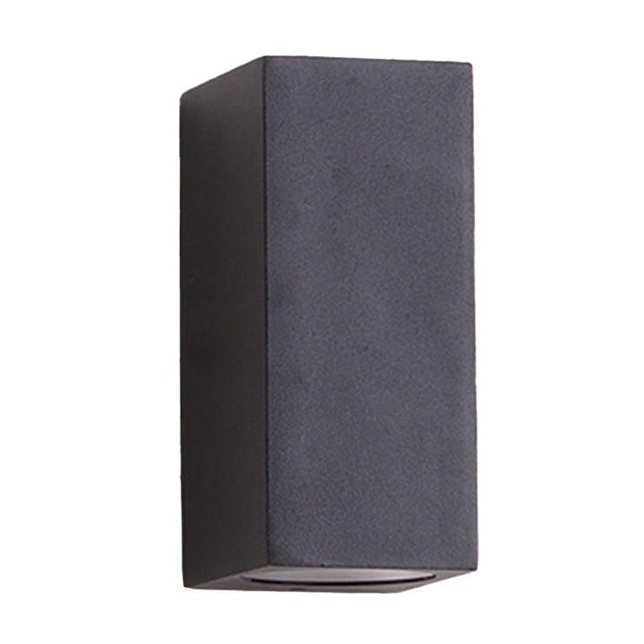 Lisslune | Aluminium Block Wall Sconce Lighting Simple 1/2-Light Black Small/Big LED Surface Mount Lighting for Hallway