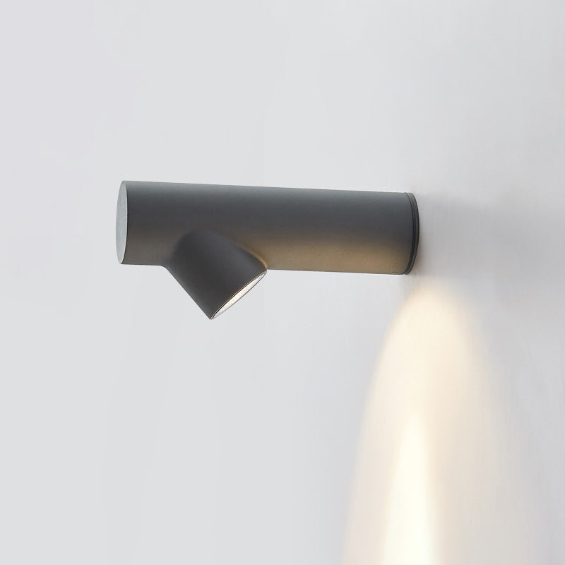 Lisslune | Nordic Tree Pole Wall Guidance Ideas Metal Bedside LED Flush Wall Lamp in Black/Grey/White