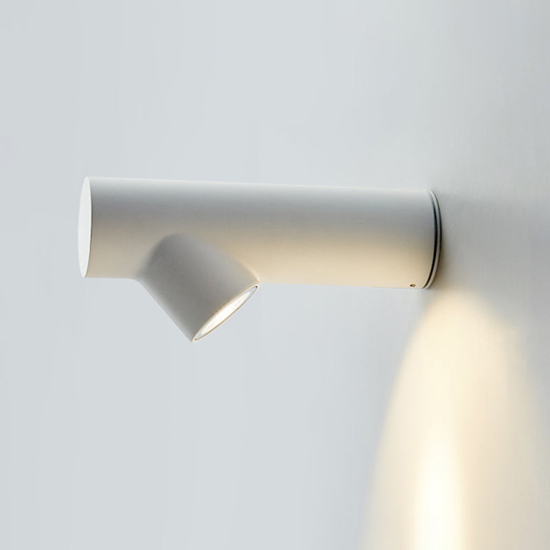 Lisslune | Nordic Tree Pole Wall Guidance Ideas Metal Bedside LED Flush Wall Lamp in Black/Grey/White