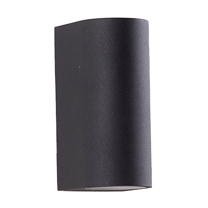Lisslune | Black Small/Big Cylinder Wall Lamp Minimalist Aluminum LED Flush Wall Light for Outdoor Areas