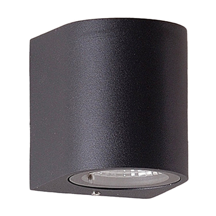 Lisslune | Black Small/Big Cylinder Wall Lamp Minimalist Aluminum LED Flush Wall Light for Outdoor Areas