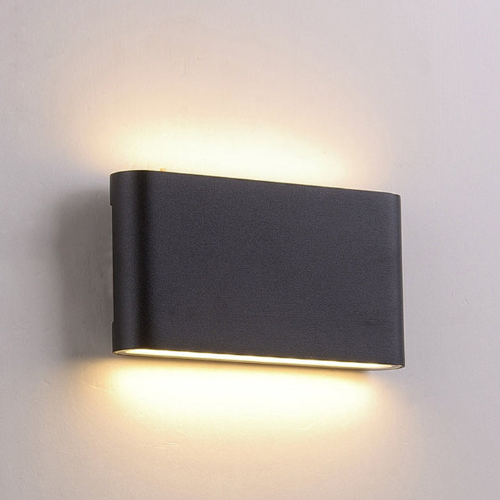 Lisslune | Black/White Rectangular Built-in Wall Lamp Nordic Aluminum Small/Medium LED Wall Light