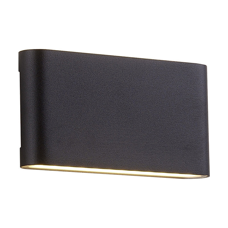 Lisslune | Black/White Rectangular Built-in Wall Lamp Nordic Aluminum Small/Medium LED Wall Light