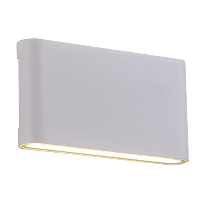 Lisslune | Black/White Rectangular Built-in Wall Lamp Nordic Aluminum Small/Medium LED Wall Light