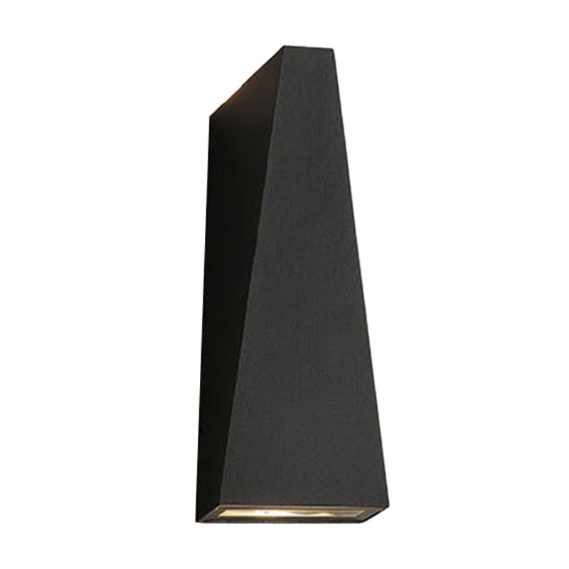 Skørter | Cube/Triangle/Cylinder Wall Light Fixture Nordic Metal Black Up and Down LED Wall Light for Outdoor