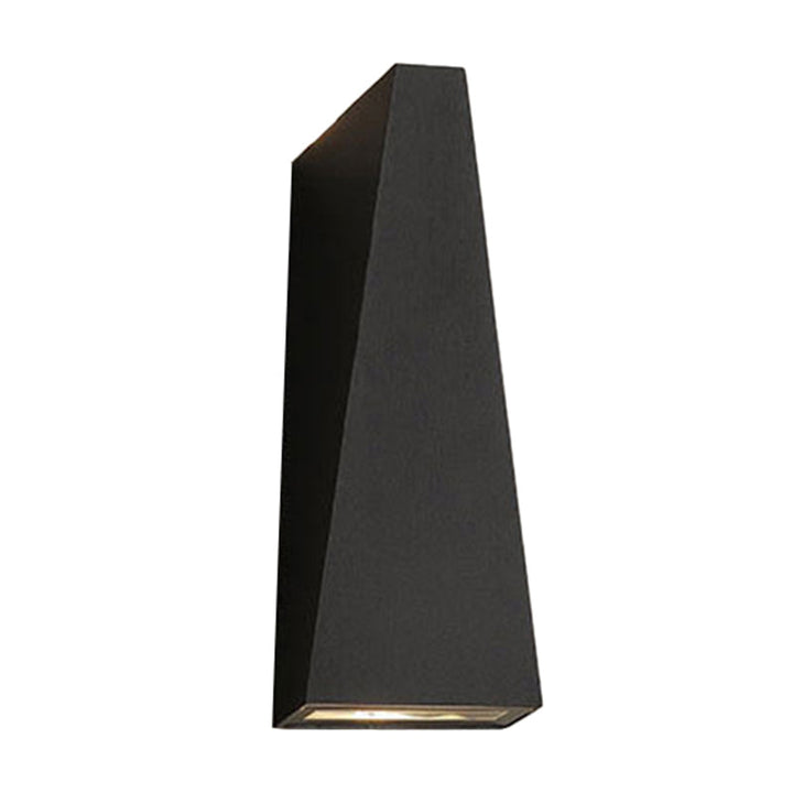 Skørter | Cube/Triangle/Cylinder Wall Light Fixture Nordic Metal Black Up and Down LED Wall Light for Outdoor