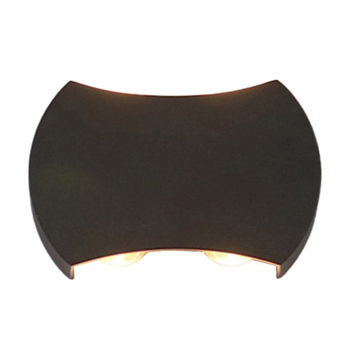 Skørter | Ellipse/Curve/Cellular Mini Wall Light Nordic Metallic 4/6-Bulb Corridor LED Wall Light in Black