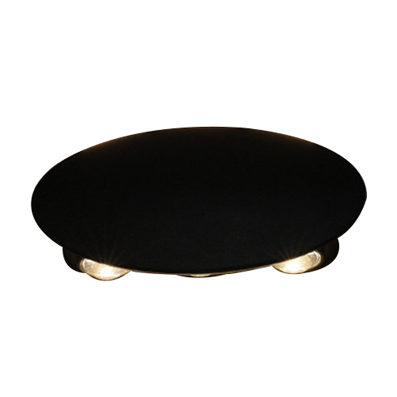 Skørter | Ellipse/Curve/Cellular Mini Wall Light Nordic Metallic 4/6-Bulb Corridor LED Wall Light in Black