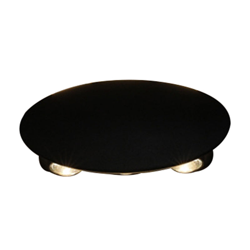 Skørter | Ellipse/Curve/Cellular Mini Wall Light Nordic Metallic 4/6-Bulb Corridor LED Wall Light in Black