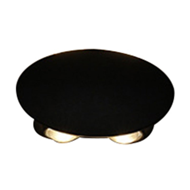 Skørter | Ellipse/Curve/Cellular Mini Wall Light Nordic Metallic 4/6-Bulb Corridor LED Wall Light in Black