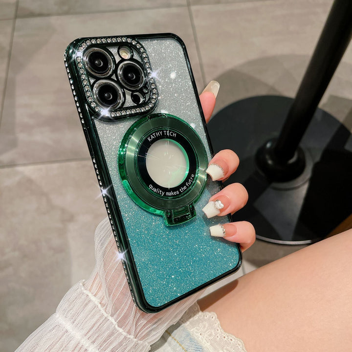 Lisslune | Glitter Diamond Magnetic Magsafe Ring Holder for iPhone