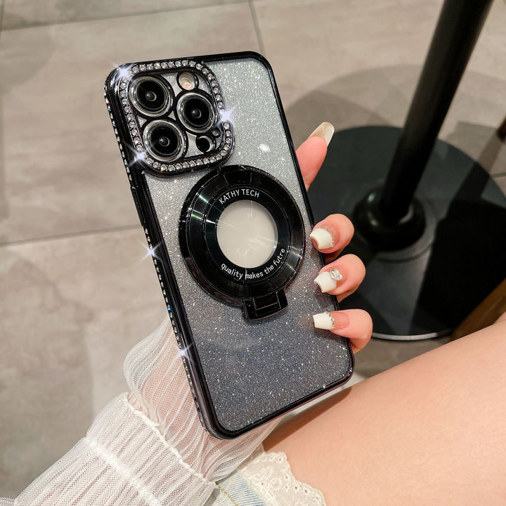 Lisslune | Glitter Diamond Magnetic Magsafe Ring Holder for iPhone