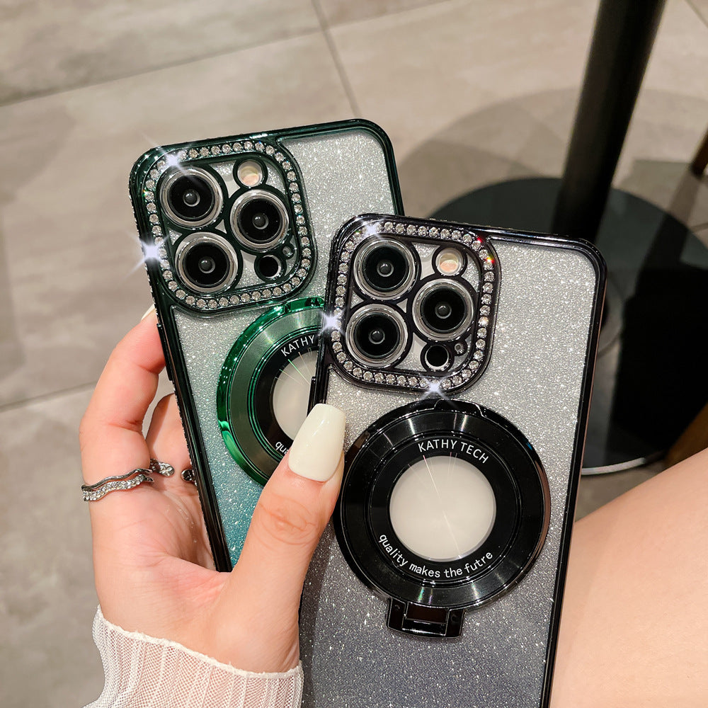 Lisslune | Glitter Diamond Magnetic Magsafe Ring Holder for iPhone