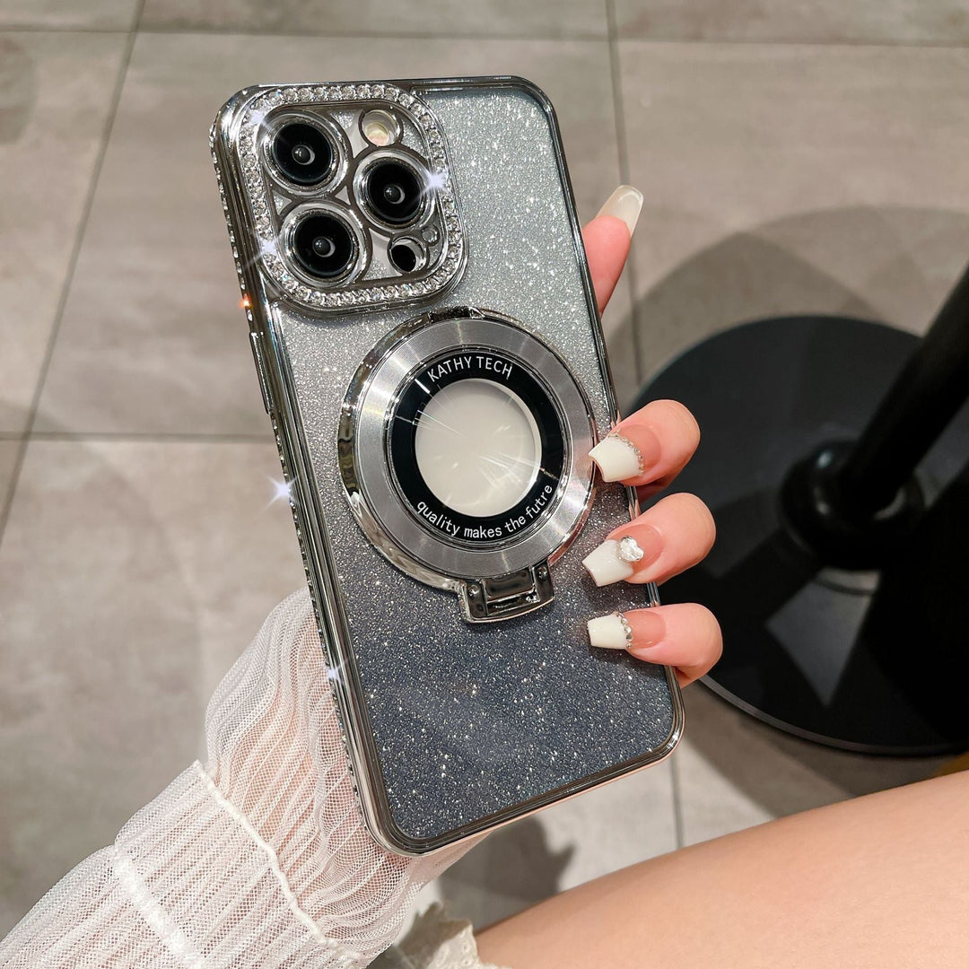 Lisslune | Glitter Diamond Magnetic Magsafe Ring Holder for iPhone