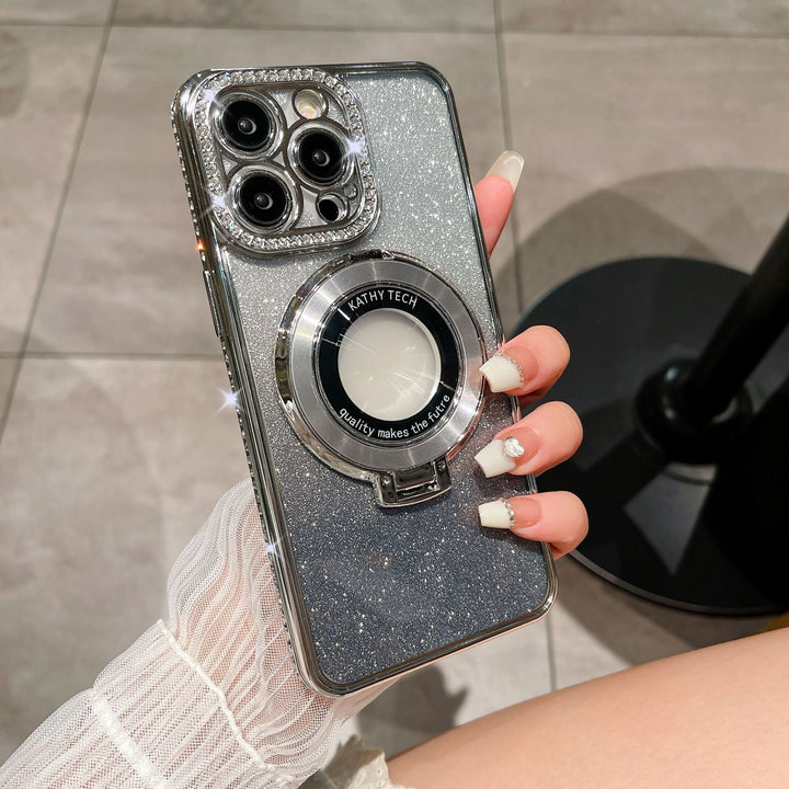 Lisslune | Glitter Diamond Magnetic Magsafe Ring Holder for iPhone