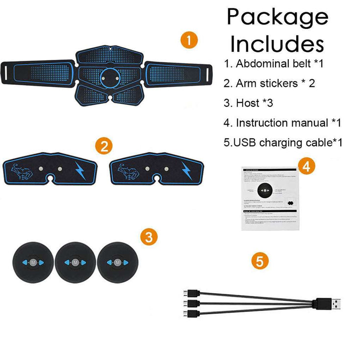 Lisslune | Abdominal muscle training with EMS fitness devices