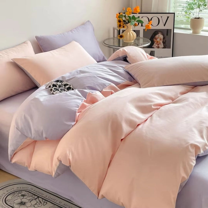 Lisslune | Lustova Cotton Duvet Cover | 3pcs Set