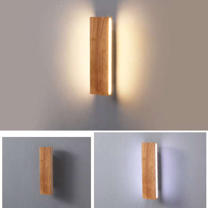 Lisslune | OakBeam | Minimalist Solid Wood LED Wall Light