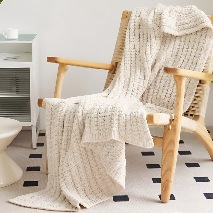 Lisslune | Vintage Chunky Knit Blanket