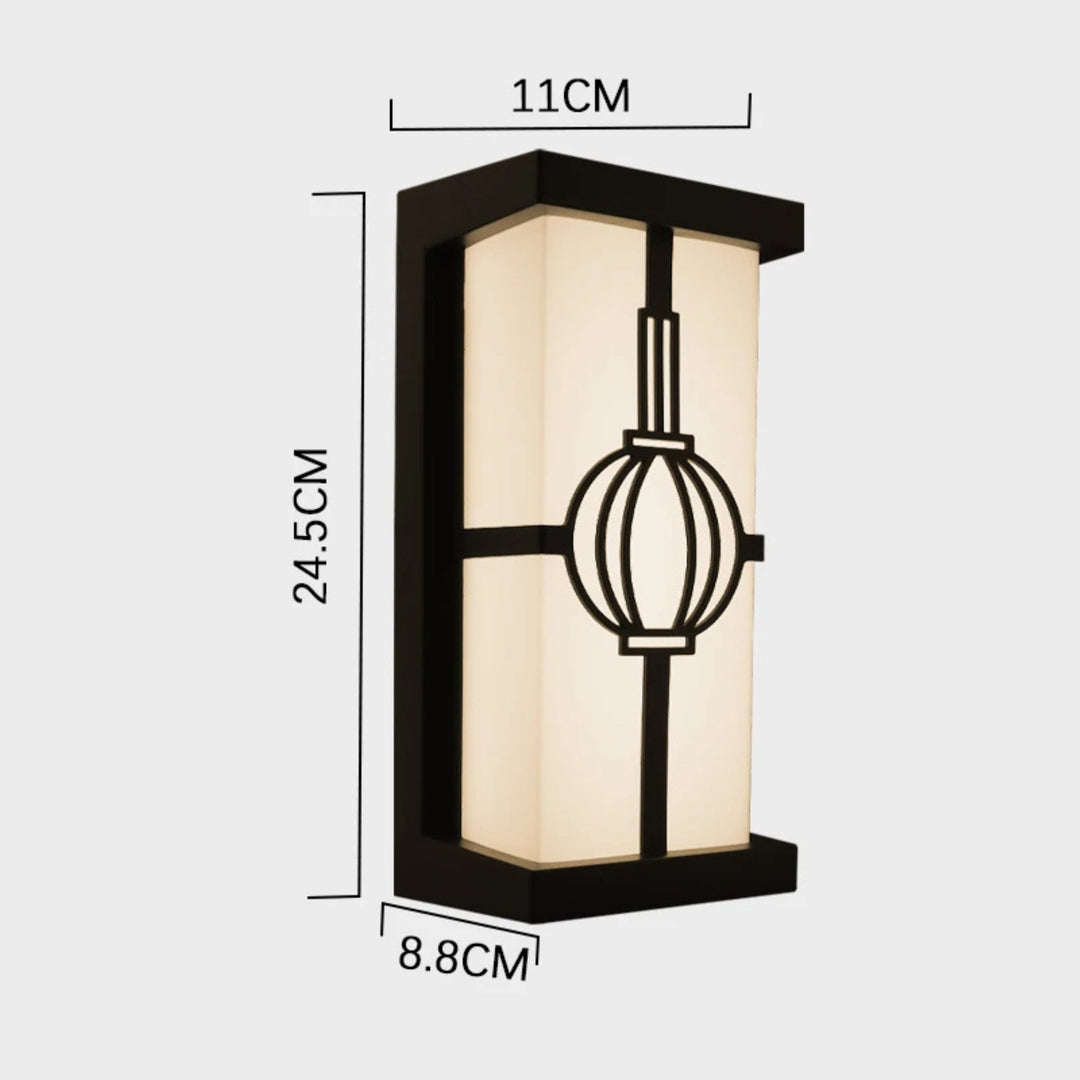 Lisslune | LumeRadar – Modern LED Outdoor Wall Light with IP65 Waterproof & Motion Radar Sensor