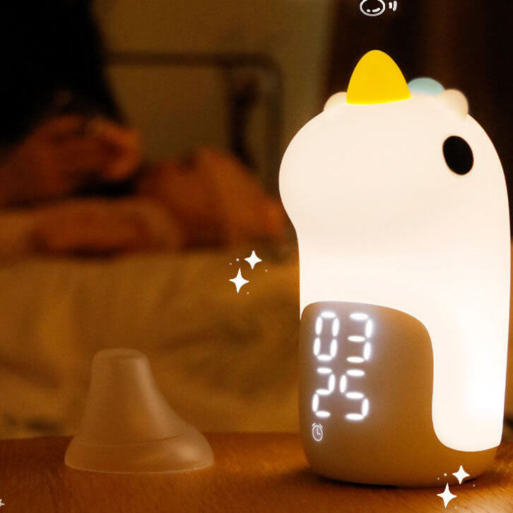 Lisslune | Unilora DreamLight Alarm Clock | Unicorn Design | Timer & LED Night Light | Nursery Decor
