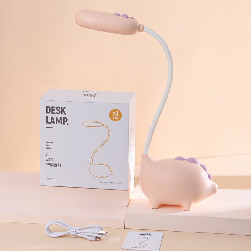 Lisslune | Rechargeable LED Desk Lamp with Cartoon Dinosaur Eye Care