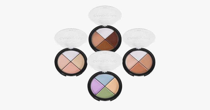 Lisslune | Camo Quad Concealer Palettes for perfect coverage - Compact and practical with 4 shades in one palette