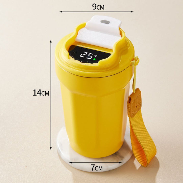 Lisslune | Stainless Steel Coffee Mug with LED Temperature Display 450 ML