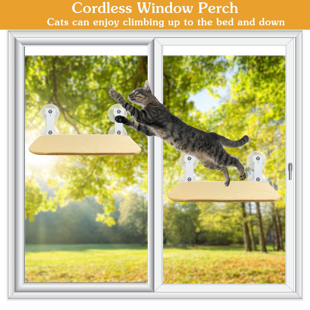 Lisslune | Foldable Cat Hammock Suction Cup Cat Hammock