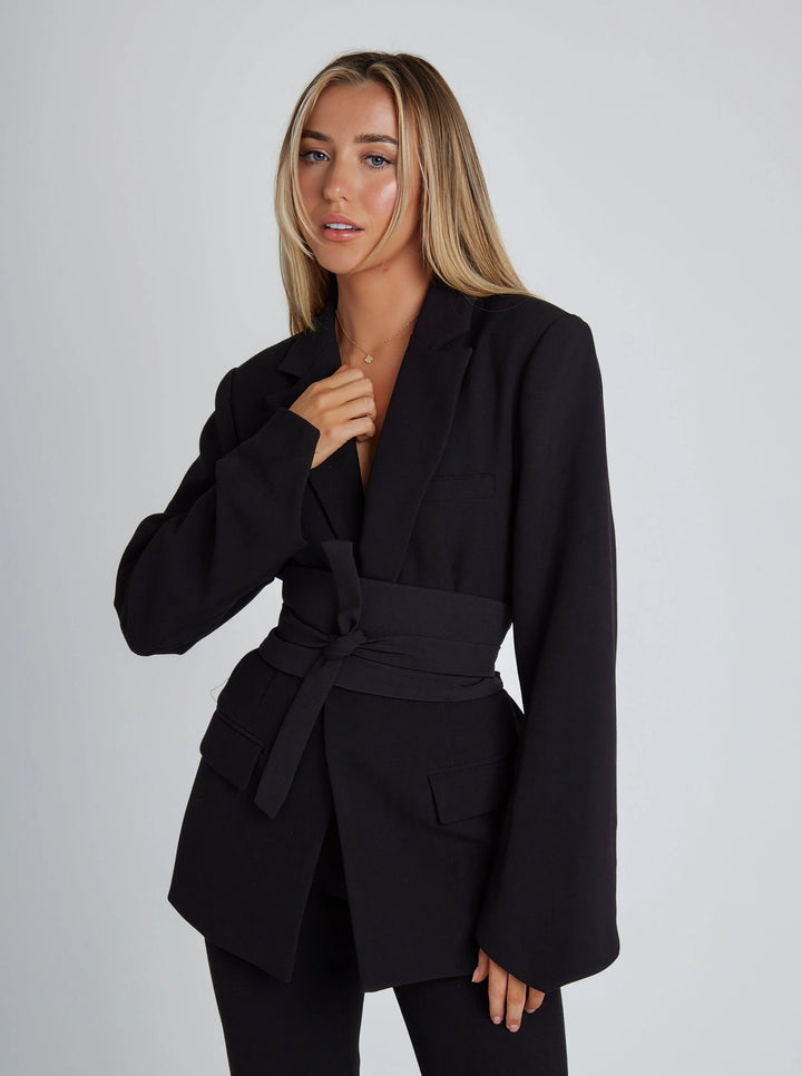 Lisslune | Blazer with belt