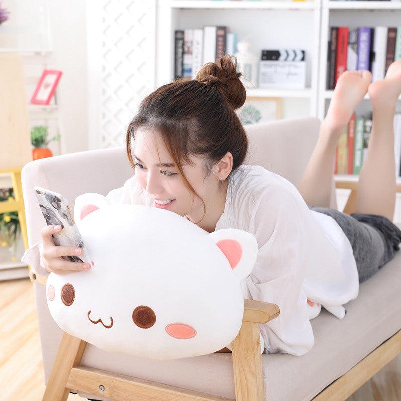 Lisslune | Purrfect Plush Cat Cuddle Cushion - Adorable Softness for Feline Fans