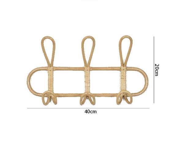 Lisslune | Playful rattan wall hook for playful children's rooms