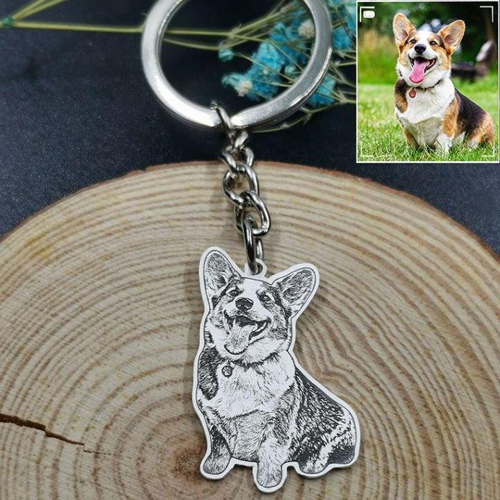 Lisslune | Four-legged Engraving - Necklace / Keychain personalized