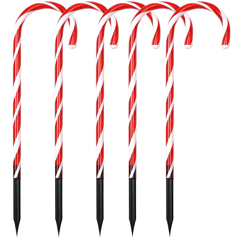 Lisslune | Solar Candy Cane Christmas Decorations