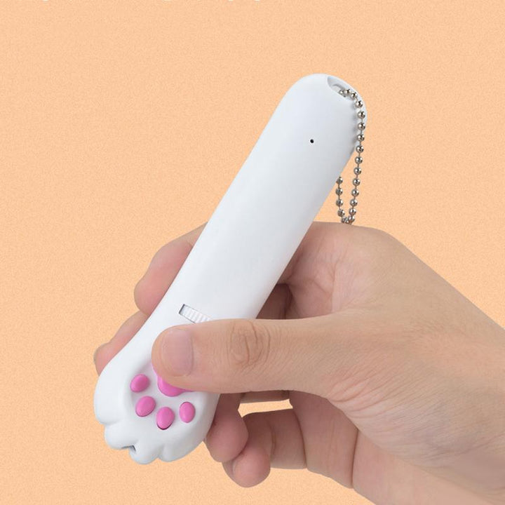 Lisslune | PurrPlay USB Rechargeable Cat Laser Toy – Interactive LED Light with 4 Cartridges