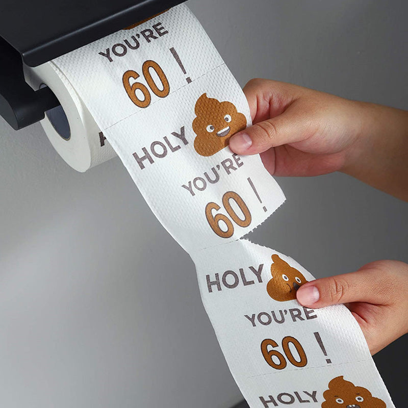 Lisslune | Poop Happy Birthday Printed Roll Paper