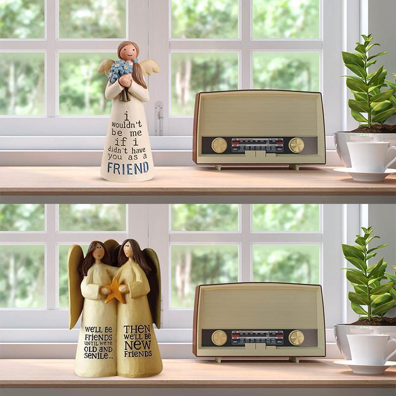 Lisslune | Celebration Friendship Gifts Statue - Hand-Painted Sculptures Ornament
