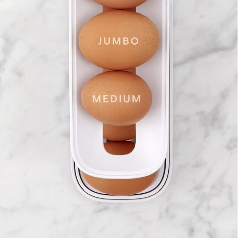 Lisslune | Automatic Scroll Egg Shelf Holder Storage Box